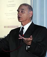 Rubin Battino thermodynamics lecture photo